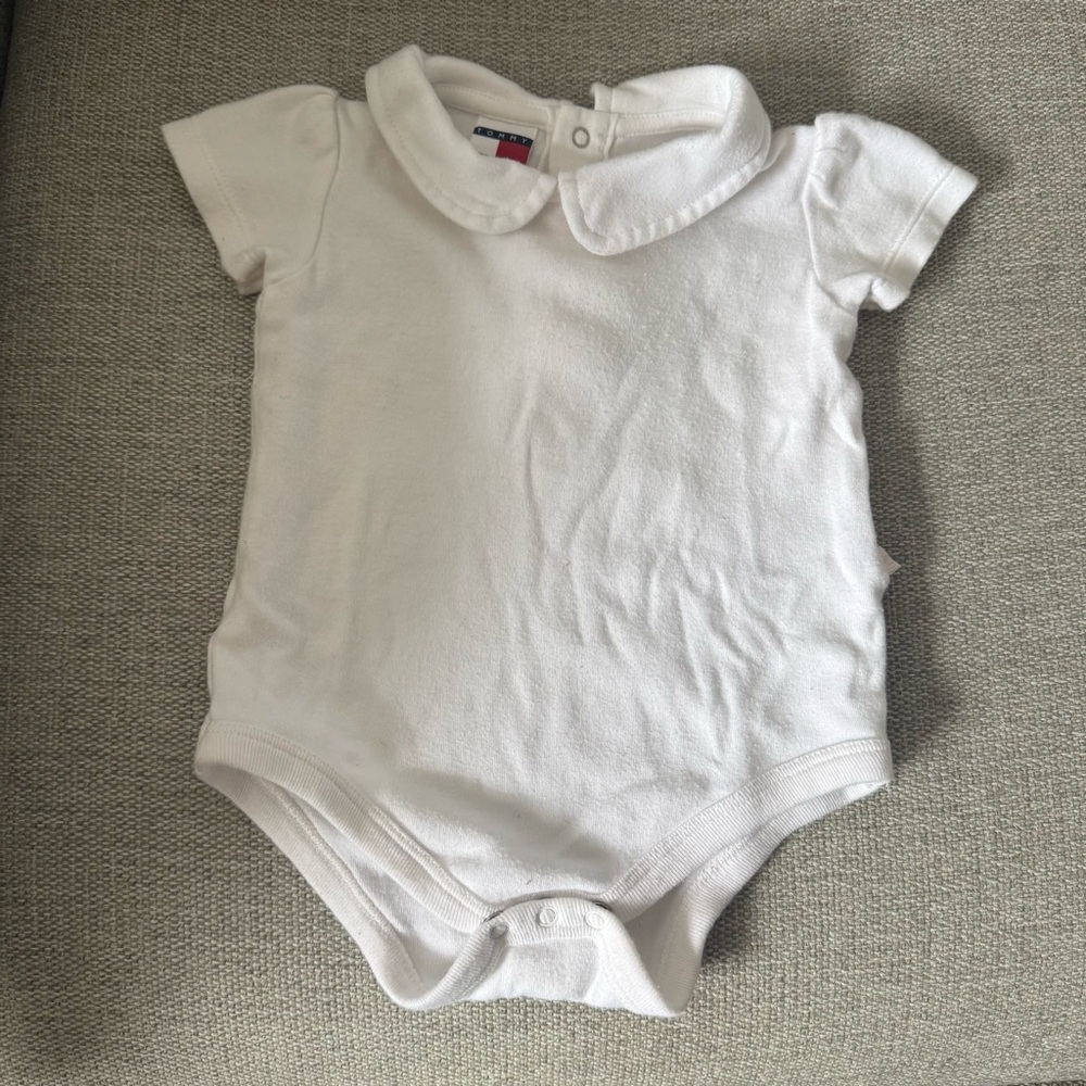 Tommy Hilfiger White Baby One Piece